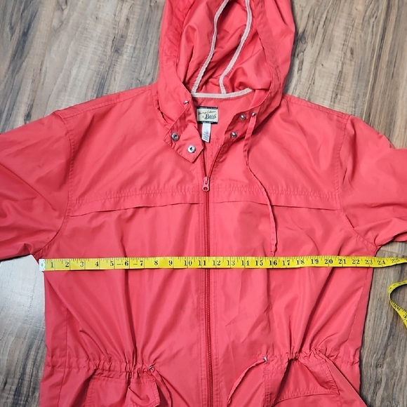 G H Bass Women's Peach Rain Utility Jacket XL - Picture 7 of 9